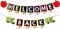 Welcome Back Banners Back to School Decorations for Classroom (multicolored)